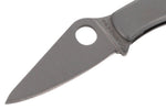 Couteau pliant Spyderco Bug C133P manche inox 4,1cm