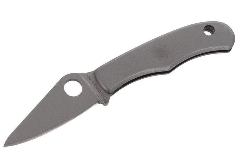 Couteau pliant Spyderco Bug C133P manche inox 4,1cm