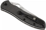 Couteau pliant Spyderco Bradley 2 Folder C134CFP2 manche fibre de carbone/G10 noir 12,6cm