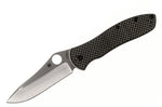 Couteau pliant Spyderco Bradley 2 Folder C134CFP2 manche fibre de carbone/G10 noir 12,6cm