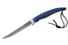 Couteau Pliant Buck SILVER CREEK n°220 bleu manche caoutchouc et fibres de verre 18,5cm