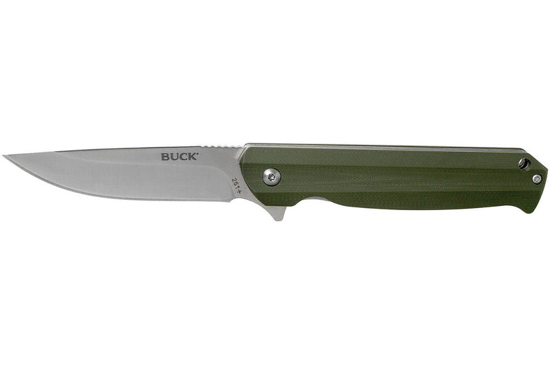 Couteau Pliant BUCK LANGFORD 025 manche G10 11,4cm - Olive