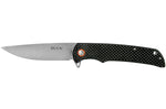 Couteau pliant BUCK HAXBY 0259CFS manche fibre de carbone noir 12,7cm