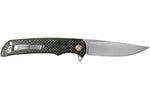 Couteau pliant BUCK HAXBY 0259CFS manche fibre de carbone noir 12,7cm