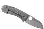 Couteau pliant Spyderco Techno 2 C158TIP2 manche en titane 8,8cm