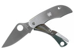 Couteau pliant Spyderco Clipitool C169P manche en acier 6,5cm + ciseau