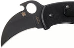 Couteau pliant Spyderco Karahawk C170GBBKP manche en G10 tout noir 11,4cm