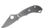 Couteau pliant Spyderco Clipitool C169P manche en acier 6,5cm + ciseau