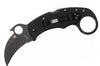 Couteau pliant Spyderco Karahawk C170GBBKP manche en G10 tout noir 11,4cm