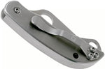 Couteau pliant Spyderco Clipitool C169P manche en acier 6,5cm + ciseau