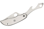 Couteau pliant Spyderco Clipitool C175P manche en acier 6,5cm + ouvre bouteille