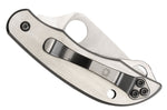 Couteau pliant Spyderco Clipitool C175P manche en acier 6,5cm + ouvre bouteille