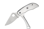 Couteau pliant Spyderco Clipitool C176PS manche en acier 6,5cm + scie