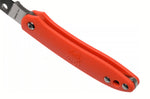 Couteau pliant Spyderco Roadie C189POR manche en nylon/fibre de verre orange 7,6cm