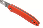 Couteau pliant Spyderco Roadie C189POR manche en nylon/fibre de verre orange 7,6cm