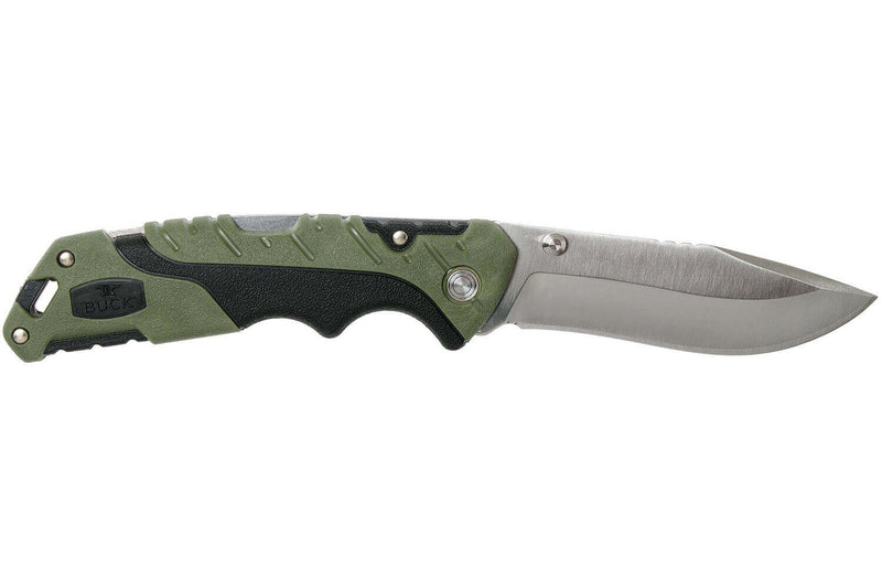 Couteau pliant BUCK PURSUIT LARGE 0659GRS manche nylon / fibres de verre 12,7cm + Étui