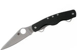 Couteau pliant Spyderco Clipitool standard C208GP manche en G10 noir 12,9cm