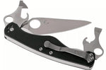 Couteau pliant Spyderco Clipitool standard C208GP manche en G10 noir 12,9cm