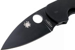 Couteau pliant Spyderco Efficient C216GPBBK manche en G10 lame noire 10,4cm