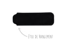 Couteau pliant K2.17M manche acier décor imprimé 3D pied de poule 11,5cm
