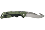 Couteau pliant BUCK PURSUIT LARGE GUTHOOK 0660GRG manche nylon/fibres de verre 12,6cm + Étui