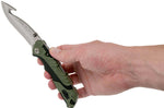 Couteau pliant BUCK PURSUIT LARGE GUTHOOK 0660GRG manche nylon/fibres de verre 12,6cm + Étui
