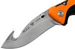 Couteau pliant BUCK PURSUIT PRO GUTHOOK LARGE 0660ORG manche nylon/fibres de verre 12,6cm + Étui
