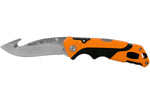 Couteau pliant BUCK PURSUIT PRO GUTHOOK LARGE 0660ORG manche nylon/fibres de verre 12,6cm + Étui