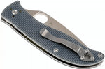 Couteau pliant Spyderco Polestar C220GPGY manche en G10 gris 11,5cm