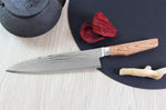 Couteau de chef japonais Shimomura Un-Ryu 21cm damas 33 couches