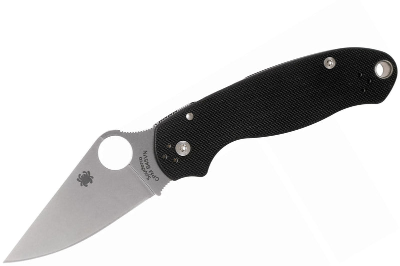 Couteau pliant Spyderco Para 3 C223GP manche en G10 noir 10,9cm