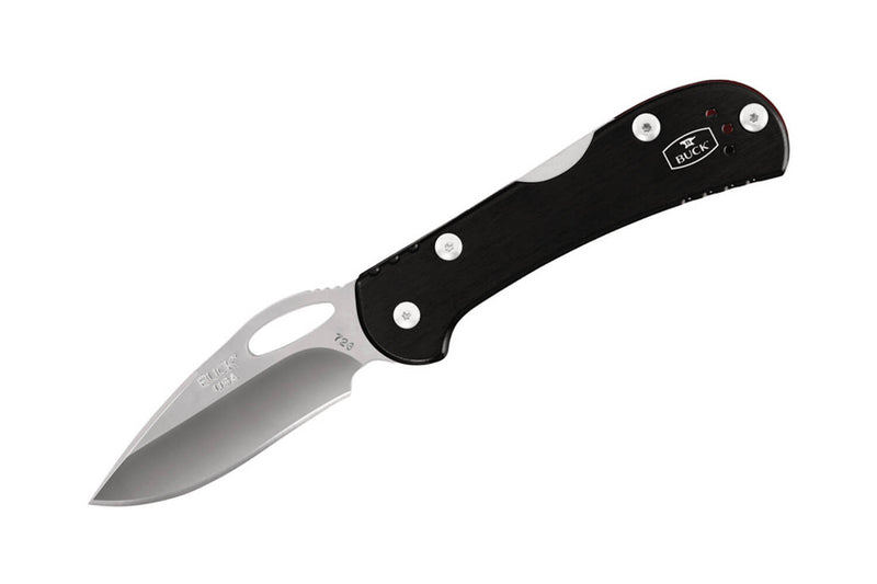 Couteau pliant BUCK MINI SPITFIRE 0726 manche alu 9,7cm - Noir