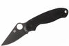Couteau pliant Spyderco Para 3 C223GPBK lame noire manche en G10 10,9cm
