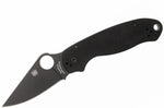 Couteau pliant Spyderco Para 3 C223GPBK lame noire manche en G10 10,9cm