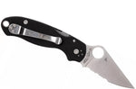 Couteau pliant Spyderco Para 3 C223GPS lame semi-dentée manche en G10 10,9cm