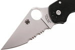 Couteau pliant Spyderco Para 3 C223GPS lame semi-dentée manche en G10 10,9cm
