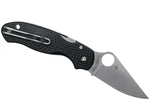 Couteau pliant Spyderco Para 3 C223PBK manche en nylon/fibre de verre noir 10,9cm