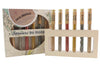 Coffret 6 épices en tube Le Monde en Tube Saveurs orientales + support bois
