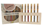 Coffret 6 épices en tube Le Monde en Tube Saveurs orientales + support bois