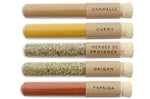 Coffret 5 mini tubes d'épices Le Monde en Tube Mes p'tites épices les chouchous