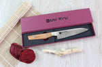 Couteau universel japonais Shimomura Un-Ryu 12cm damas 33 couches
