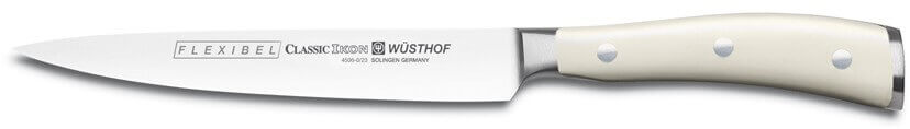 Couteau filet de sole Classic Ikon blanc / Creme de Wüsthof - lame flexible 16 cm
