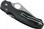 Couteau pliant Spyderco Para 3 C223SBK lame dentée manche en nylon/fibre de verre 10,9cm