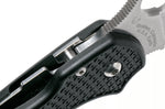 Couteau pliant Spyderco Para 3 C223SBK lame dentée manche en nylon/fibre de verre 10,9cm