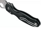 Couteau pliant Spyderco Para 3 C223SBK lame dentée manche en nylon/fibre de verre 10,9cm