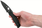 Couteau pliant Spyderco Shaman C229GPBK lame noire manche en G10 11,9cm