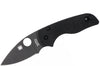 Couteau pliant Spyderco Lil'Native C230GPBBK lame noire et manche en G10 8,9cm