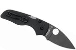 Couteau pliant Spyderco Lil'Native C230GPBBK lame noire et manche en G10 8,9cm