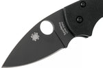 Couteau pliant Spyderco Lil'Native C230GPBBK lame noire et manche en G10 8,9cm