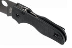 Couteau pliant Spyderco Lil'Native C230GPBBK lame noire et manche en G10 8,9cm